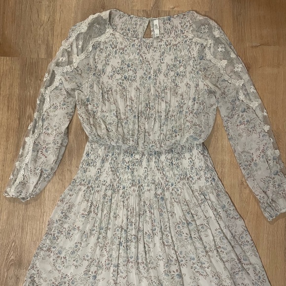 Free People Charlotte Floral Chiffon Midi Dress - Picture 5 of 12